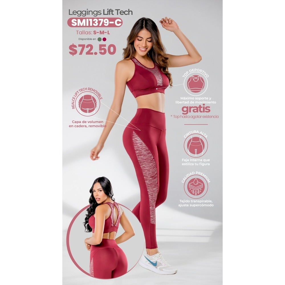 Colombian Womens Best High Compression Leggings Adds Volume & Shaping Top Stagmi